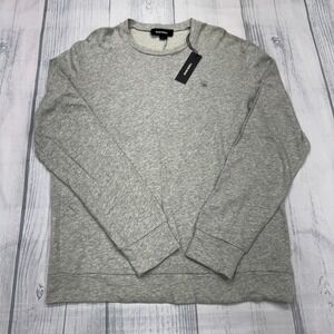 NWT Diesel Crewneck Sweatshirt XL Gray DANT Mens Casual Logo